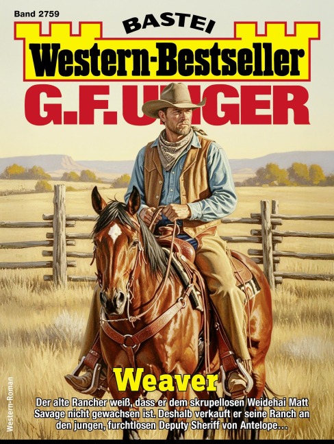 G. F. Unger Western-Bestseller 2759 - G. F. Unger