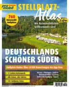 Cover-Bild zum Titel 'promobil Stellplatz-Atlas 01/2026 Deutschlands schöner Süden' von ''