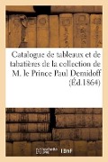 Catalogue de Tableaux Modernes Importants Et de Tabatières - Francis Petit