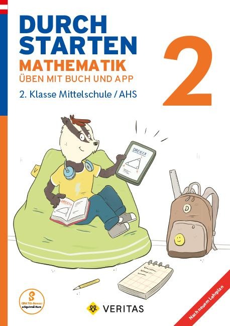 Durchstarten 2. Jahrgangsstufe - Mathematik - Mittelschule/AHS - Übungsbuch mit Lösungen und App - Markus Olf