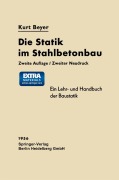 Cover-Bild zum Titel 'Die Statik im Stahlbetonbau' von 'Kurt Beyer, Käte Beyer'