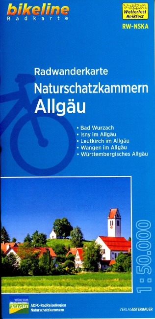 Radwanderkarte Naturschatzkammern Allgäu RW-NSKA - 