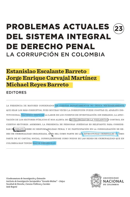 Problemas actuales del sistema integral de derecho penal - 