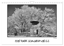 Cover-Bild zum Titel 'RHÖN SCHWARZ-WEISS (Wandkalender 2026 DIN A4 quer), CALVENDO Monatskalender' von 'Thomas Landsiedel'
