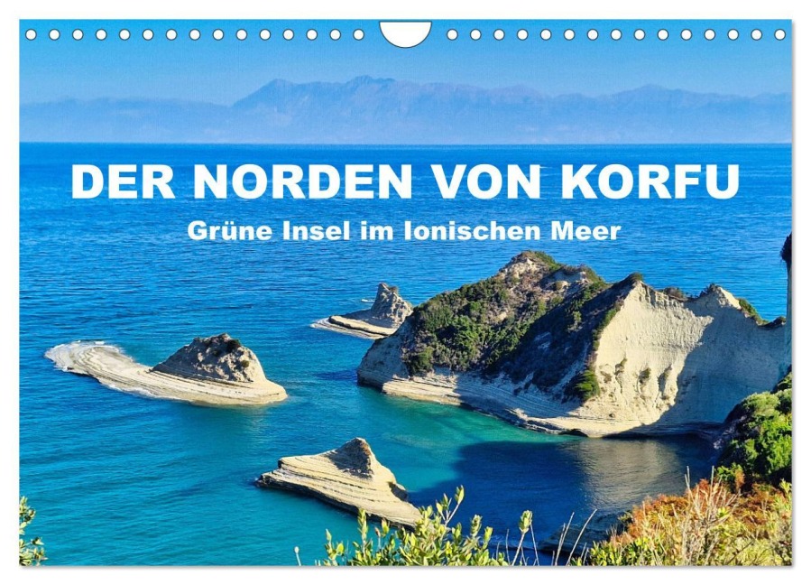 Der Norden von Korfu (Wandkalender 2026 DIN A4 quer), CALVENDO Monatskalender - Claudia Kleemann