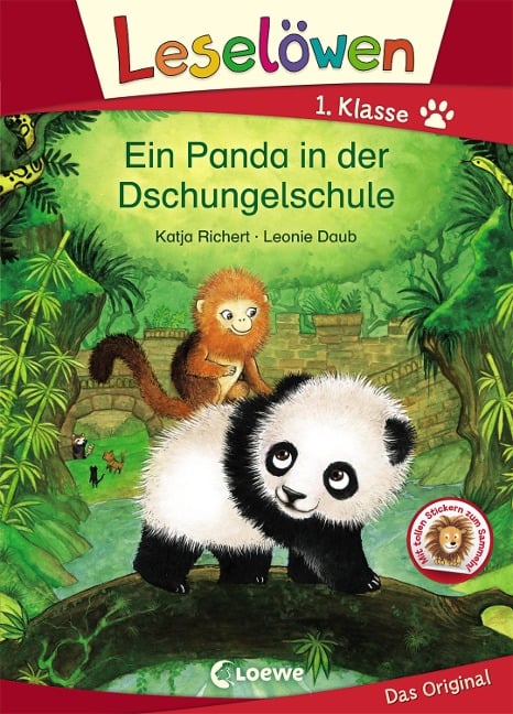Leselöwen 1. Klasse - Ein Panda in der Dschungelschule - Katja Richert