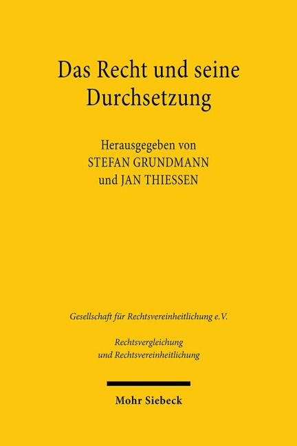 Das Recht und seine Durchsetzung - 