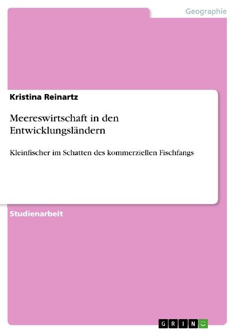 Meereswirtschaft in den Entwicklungsländern - Kristina Reinartz