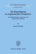 Cover-Bild zum Titel 'Die Begnadigung in vergleichender Perspektive.' von 'Dimitri Dimoulis'