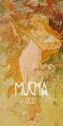 Cover-Bild zum Titel 'Alfons Mucha Kalender 2027' von 'Alfons Mucha, Ackermann Kunstverlag GmbH'