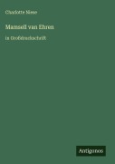 Cover-Bild zum Titel 'Mamsell van Ehren' von 'Charlotte Niese'