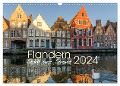 Flandern - Stadt und Strand (Wandkalender 2024 DIN A3 quer), CALVENDO Monatskalender - Olaf Herm