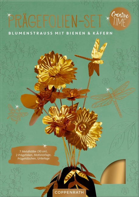 Prägefolien-Set Blumenstrauß - 