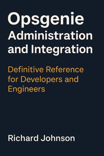 Opsgenie Administration and Integration - Richard Johnson