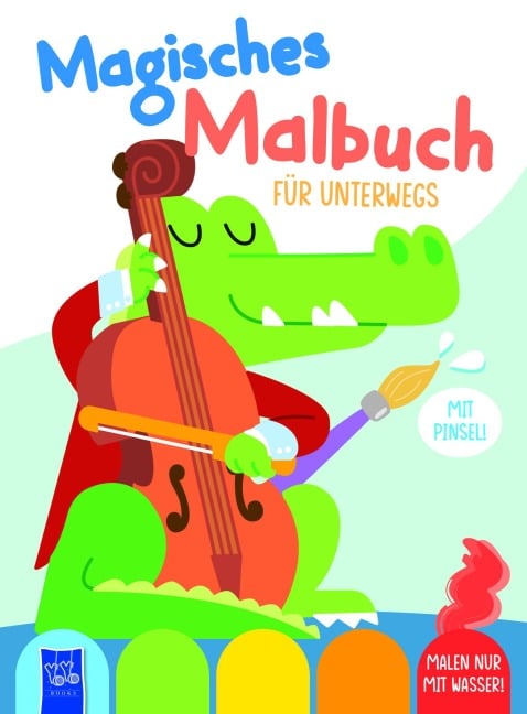 Magisches Malbuch für unterwegs - Cover Krokodil - 