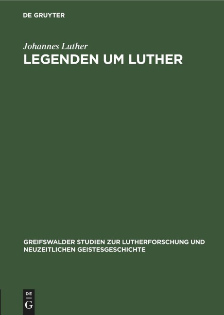 Legenden um Luther - Johannes Luther