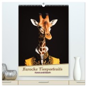 Cover-Bild zum Titel 'Barocke Tierportraits - Kunst und Klassik (hochwertiger Premium Wandkalender 2026 DIN A2 hoch), Kunstdruck in Hochglanz' von 'Carmen Wrede'