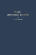 Cover-Bild zum Titel 'Textil-Hilfsmittel-Tabellen' von 'Josef Hetzer'