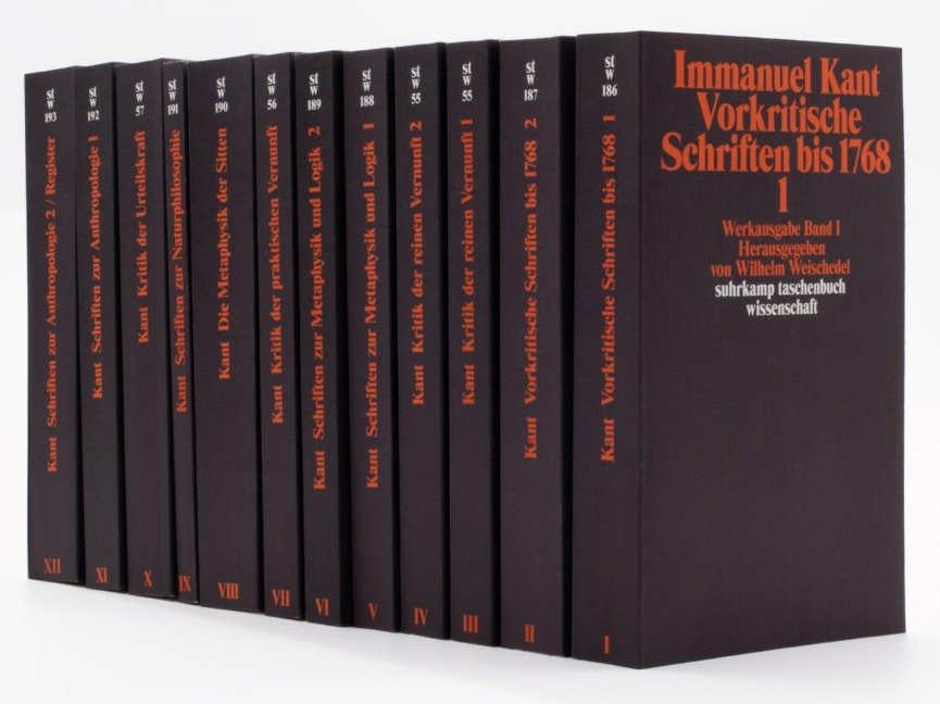 Werkausgabe. Herausgegeben von Wilhelm Weischedel. 12 Bände - Immanuel Kant