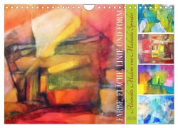 Cover-Bild zum Titel 'Farbe, Fläche, Linie und Form - Abstrakte Malerei von Michaela Spreider (Wandkalender 2026 DIN A4 quer), CALVENDO Monatskalender' von 'Michaela Schimmack'