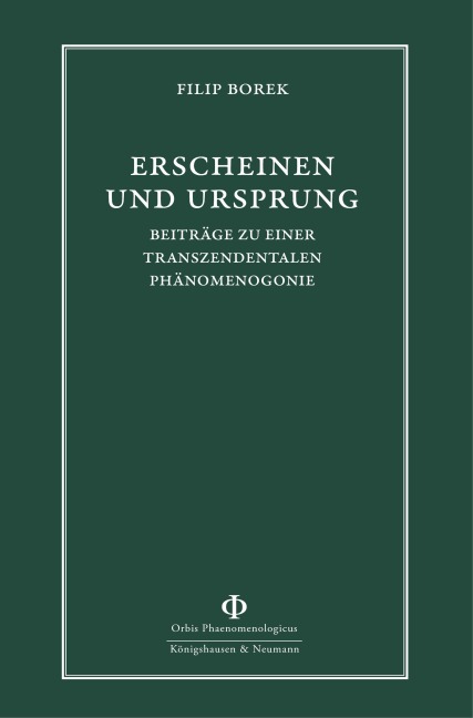 Erscheinen und Ursprung - Filip Borek
