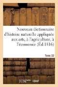 Cover-Bild zum Titel 'Nouveau Dictionnaire d'Histoire Naturelle Appliquée Aux Arts, À l'Agriculture: À l'Économie Rurale Et Domestique, À La Médecine' von '0. 0.'