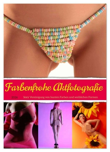 Farbenfrohe Aktfotografie (Wandkalender 2026 DIN A2 hoch), CALVENDO Monatskalender - Lichtgestalt Lichtgestalt