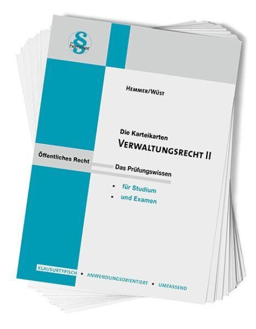 Karteikarten Verwaltungsrecht II - Karl-Edmund Hemmer, Michael Grieger, Achim Wüst