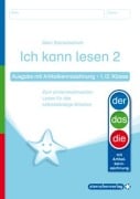 Cover-Bild zum Titel 'Ich kann lesen 2 Ausgabe mit Artikelkennzeichnung 1. und 2. Klasse' von 'Katrin Langhans'