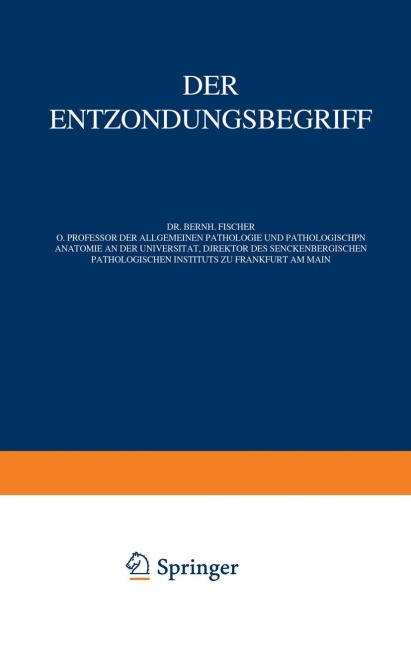 Der Entzündungsbegriff - Na Fischer-Wasels