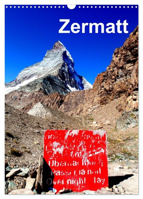Zermatt (Wandkalender 2026 DIN A3 hoch), CALVENDO Monatskalender - Katja Baumgartner
