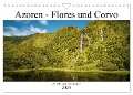 Azoren Landschaften - Flores und Corvo (Wandkalender 2024 DIN A4 quer), CALVENDO Monatskalender - Ayla Harbich