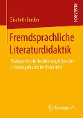 Fremdsprachliche Literaturdidaktik - Elisabeth Bracker