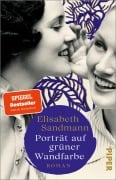 Porträt auf grüner Wandfarbe - Elisabeth Sandmann