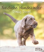 Cover-Bild zum Titel 'Niedliche Hundekinder 2026 - Wand-Kalender - Tier-Kalender - 30x34' von ''