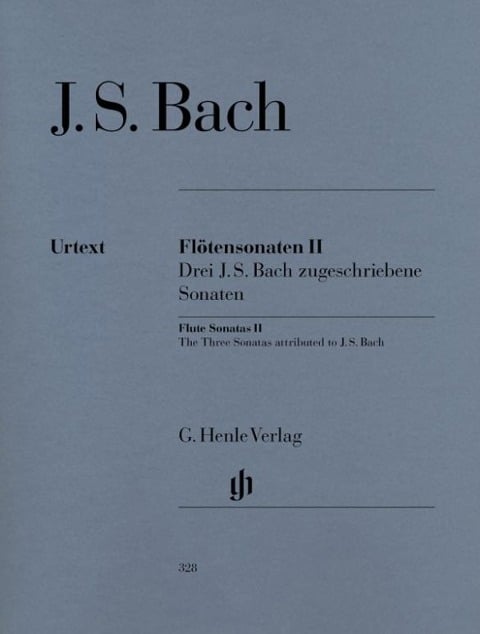 Bach, Johann Sebastian - Flötensonaten, Band II (Drei J. S. Bach zugeschriebene Sonaten) - Johann Sebastian Bach