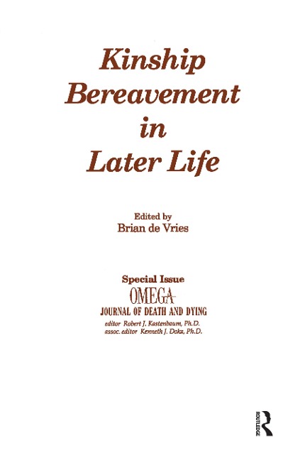 Kinship Bereavement in Later Life - Brian De Vries