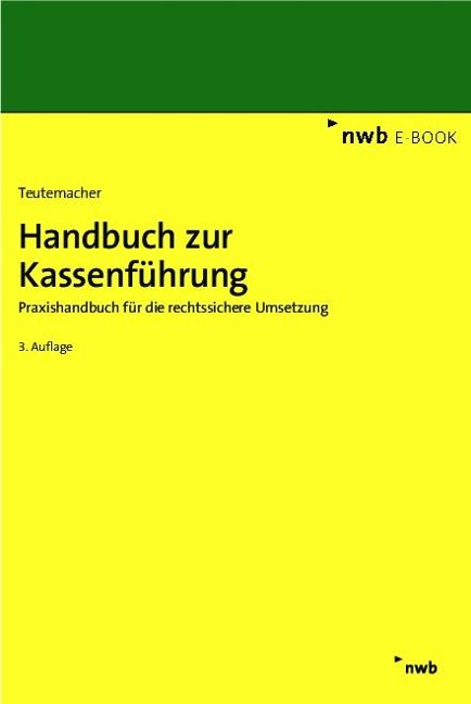 Handbuch zur Kassenführung - Tobias Teutemacher