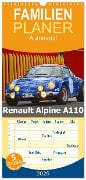 Familienplaner 2025 - Renault Alpine A110 mit 5 Spalten (Wandkalender, 21 x 45 cm) CALVENDO - Ingo Laue