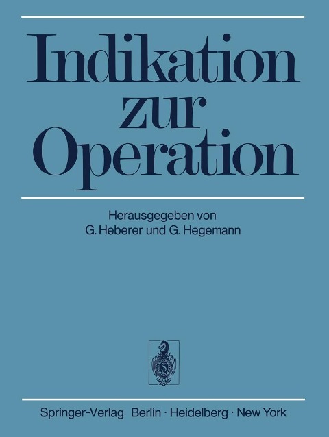 Indikation zur Operation - 