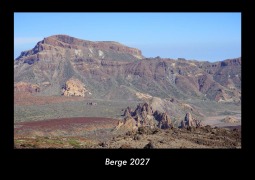 Cover-Bild zum Titel 'Berge 2027 Fotokalender DIN A3' von 'Tobias Becker'