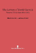 Cover-Bild zum Titel 'The Letters of David Garrick, Volume III, Letters 816-1362' von ''