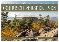 Cover-Bild zum Titel 'Gohrisch Perspektiven - Elbsandstein (Tischkalender 2027 DIN A5 quer), CALVENDO Monatskalender' von 'Kevin Walther'