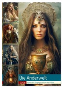 Cover-Bild zum Titel 'Die Anderwelt. Mystische Sagengestalten der Kelten (Wandkalender 2026 DIN A2 hoch), CALVENDO Monatskalender' von 'Rose Hurley'