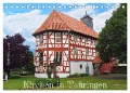 Fachwerkhäuser - Kirchen in Thüringen (Tischkalender 2024 DIN A5 quer), CALVENDO Monatskalender - Angelika Keller