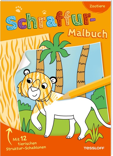 Schraffur-Malbuch. Zootiere - 