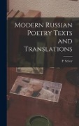 Cover-Bild zum Titel 'Modern Russian Poetry Texts and Translations' von 'P. Selver'