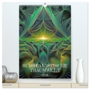 Cover-Bild zum Titel 'Surrealistische Traumwelt (hochwertiger Premium Wandkalender 2026 DIN A2 hoch), Kunstdruck in Hochglanz' von 'Werner Braun'