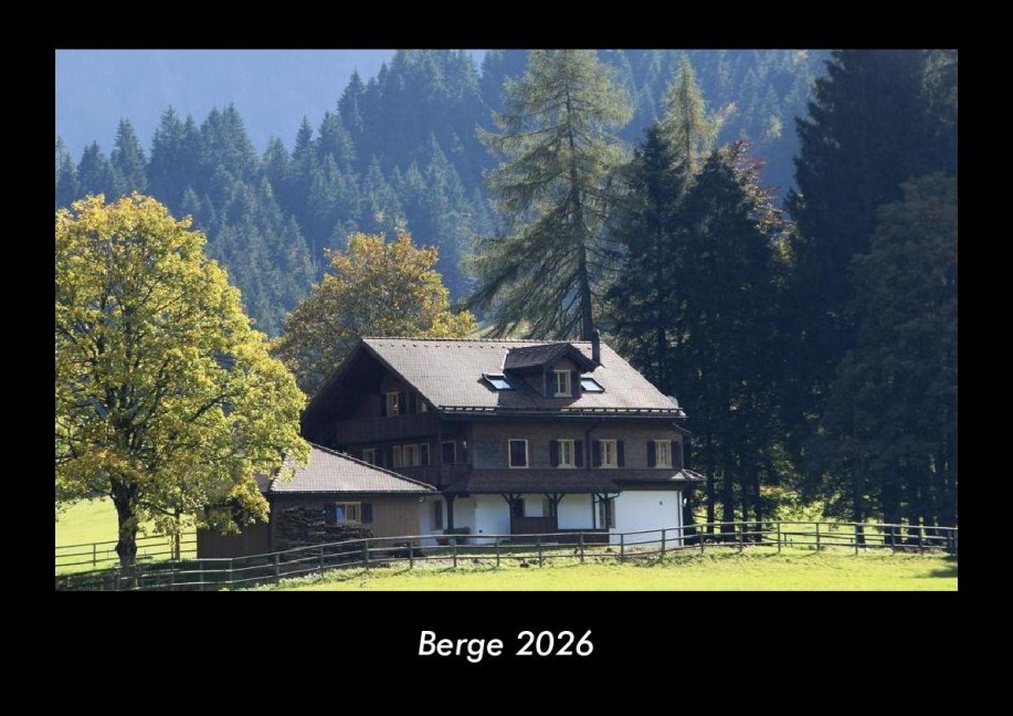 Berge 2026 Fotokalender DIN A3 - Tobias Becker