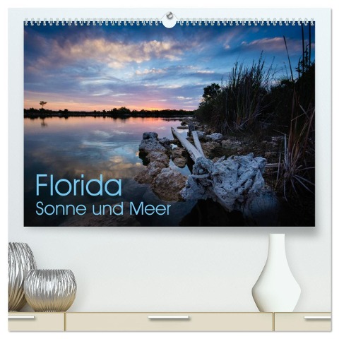 Florida. Sonne und Meer (hochwertiger Premium Wandkalender 2025 DIN A2 quer), Kunstdruck in Hochglanz - Rolf Dietz